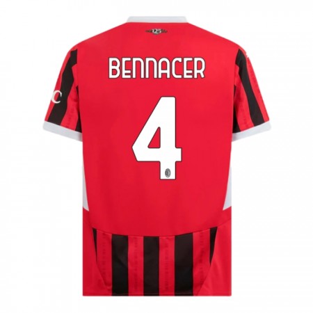 AC Milan Bennacer 4 Hjemmebanesæt 2024-25 Kortærmet